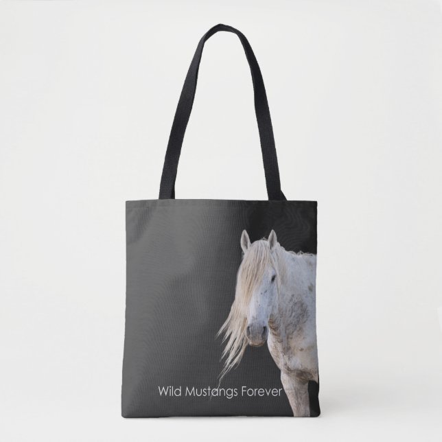 Wild Mustangs Forever Tote Bag (Front)