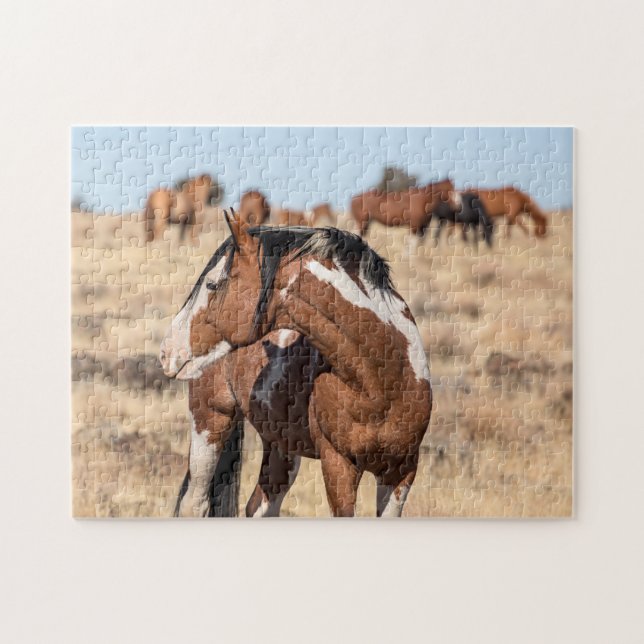 Wild Mustangs Jigsaw Puzzle (Horizontal)