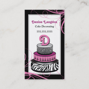 Wild 'N Creative Cake Business Card