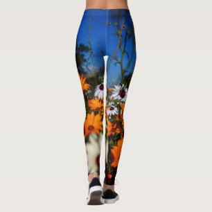 Wild Namaqualand flowers floral Leggings