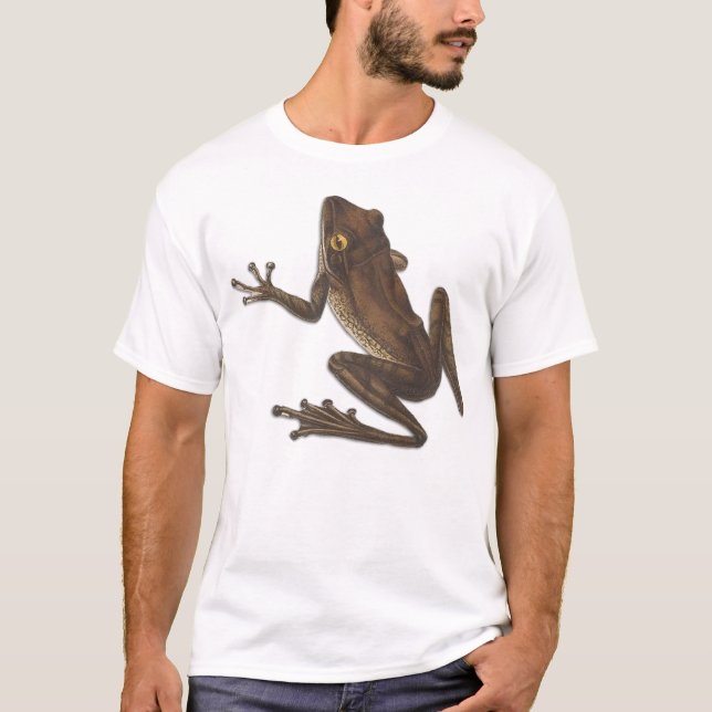 Wild Nature Art Reptile Frog T-Shirt (Front)