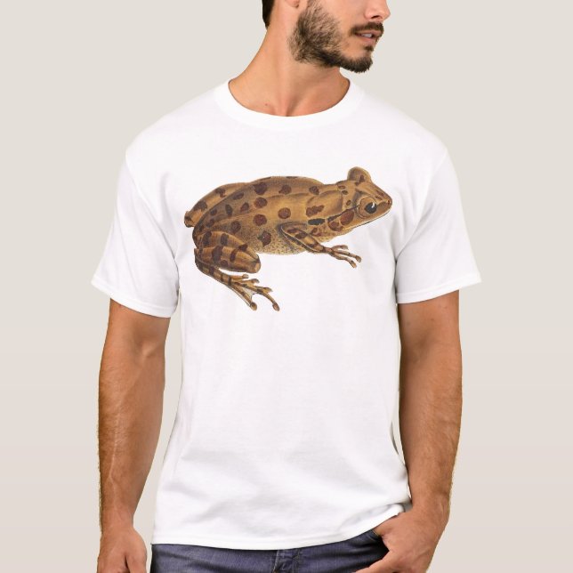 Wild Nature Art Reptile Frog T-Shirt (Front)
