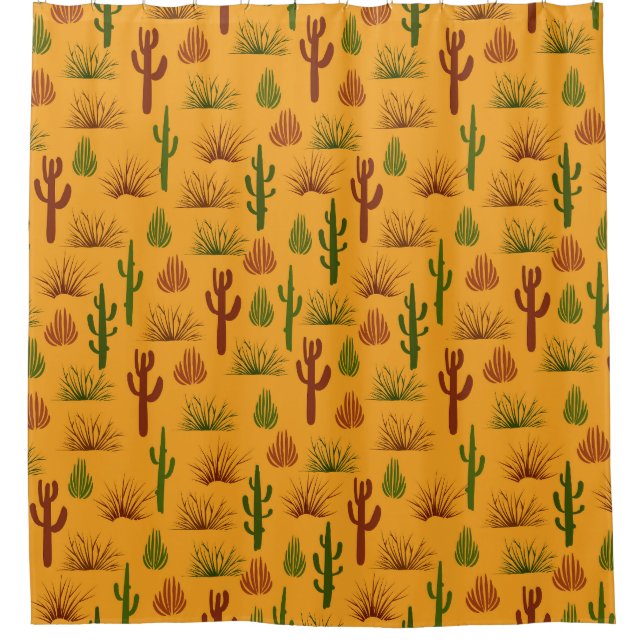 Wild Nature Cactus Bushes Pattern (Front)