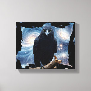 Wild Nature Crow-Raven Canvas Wall Art
