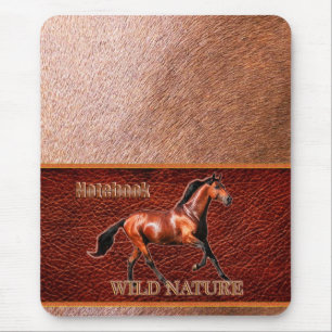 WILD NATURE - HORSE design collection Mouse Pad