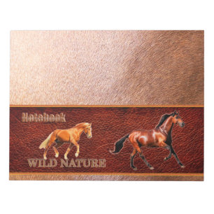 WILD NATURE - HORSE design collection Notepad