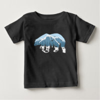 Wild Nature Polar Bear Wolves Mountain Forest Art