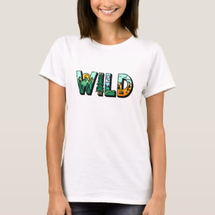 WILD Nature Typography T-Shirt