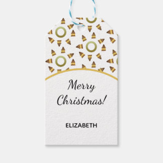 Wild Noel Pattern Gift Tags