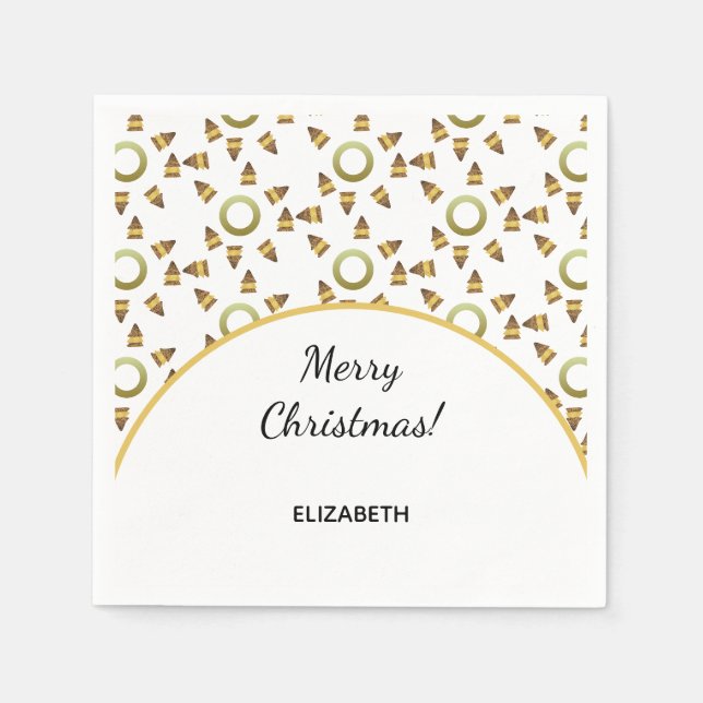 Wild Noel Pattern Napkin (Front)