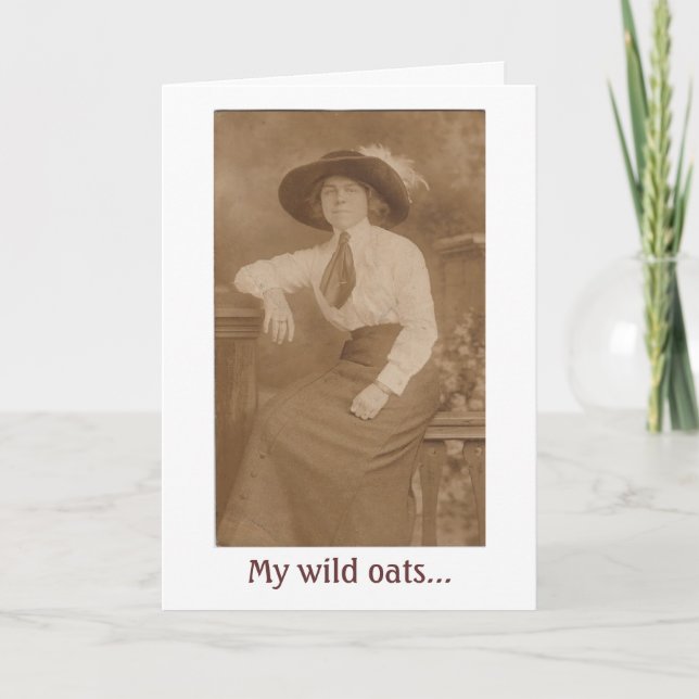 Wild Oats Turned to Shredded Wheat Card (Front)