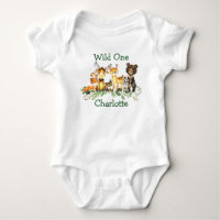 Wild One 1st Birthday Forest Woodland Animals