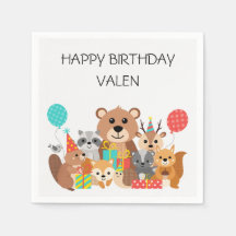 Wild One 1st Birthday Napkins