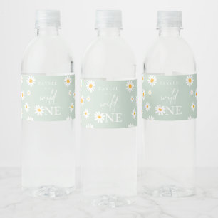 Wild One 1st Birthday Party Bohemian Groovy Decor Water Bottle Label