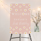 Wild One 1st Birthday Party Boho Daisy Welcome