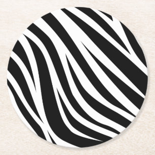 Wild One 1st Birthday Party Safari Round Paper Coaster
