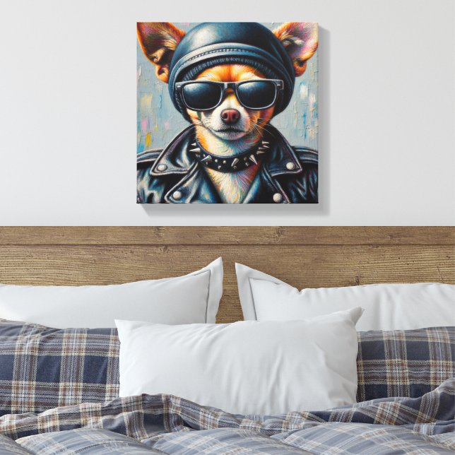 WILD ONE 7 CANVAS PRINT (Insitu(Bedroom))