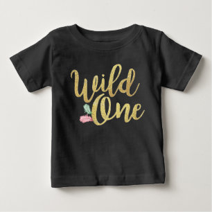 Wild One Baby First birthday Girl bodysuit T-Shirt