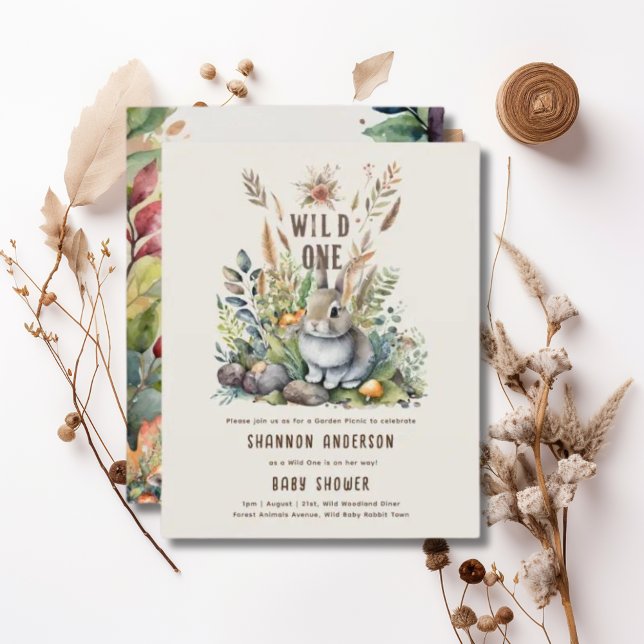 Wild One Baby Woodland Animals Baby Shower (Creator Uploaded)