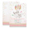 Wild one Birthday Girl Pink Gold 1st Boho Feathers