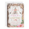 Wild One Birthday Invitation Floral Boho Teepee