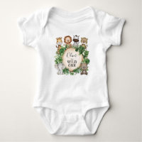 Wild One Boy Birthday Jungle Safari Animals