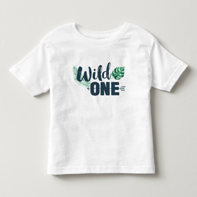 Wild ONE Boy Birthday Shirt (Front)