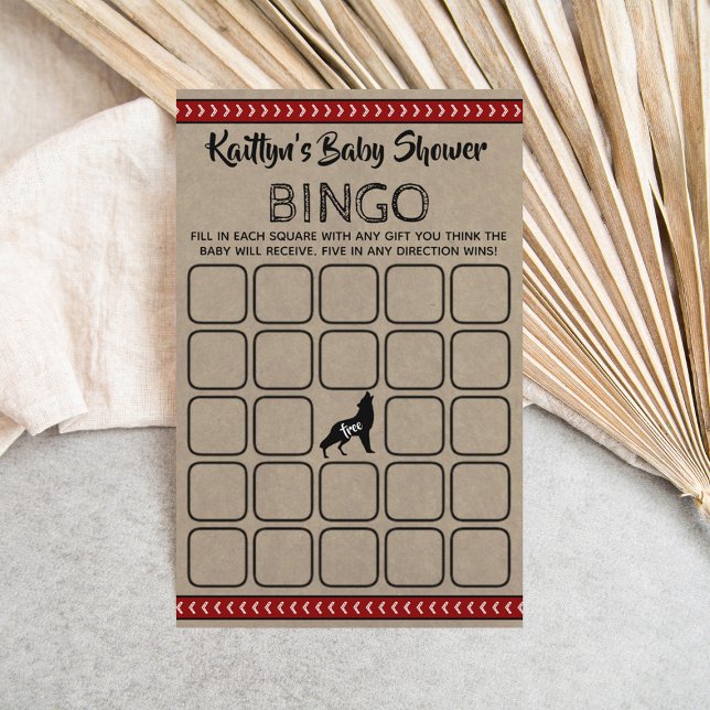 Wild One Boys Baby Shower Bingo (Creator Uploaded)