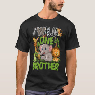 Wild One Brother Zoo Birthday Safari Jungle Animal T-Shirt