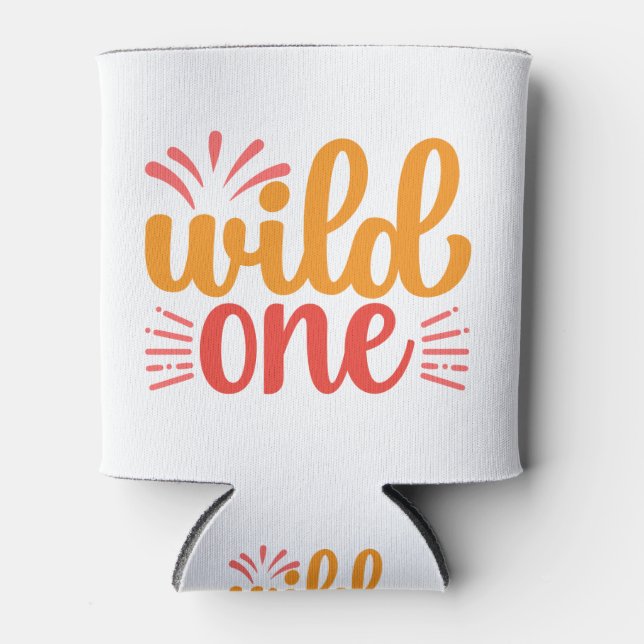 Wild One Can Cooler (Front)