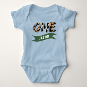 Wild One Custom First Birthday Baby Bodysuit