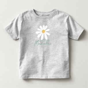 Wild One Daisy Wildflower 1st Birthday Toddler T-shirt