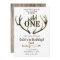 Wild One Deer Antlers Rustic 1st Birthday Party