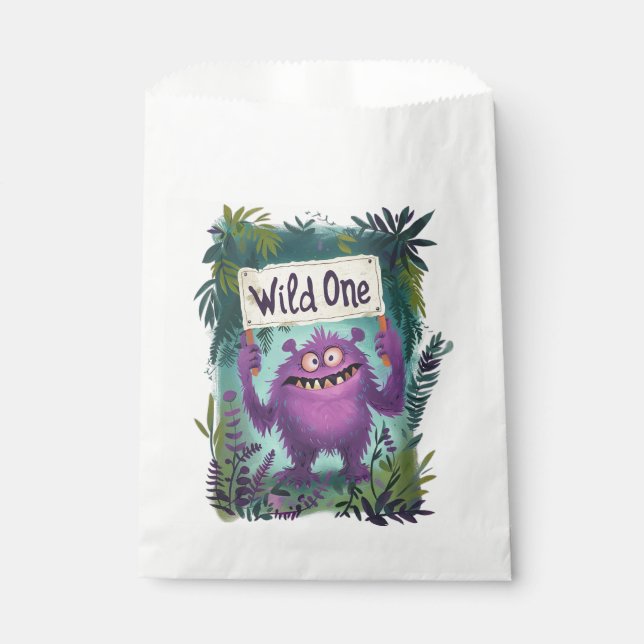Wild One Favour Bag (Front)