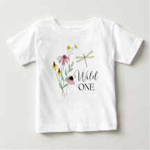 Wild One - First Birthday Floral Shirt