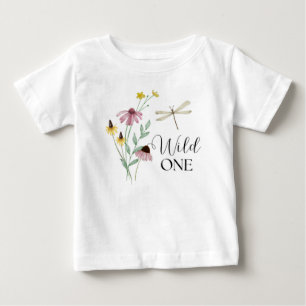  Wild One - First Birthday Floral Shirt 