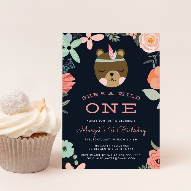 Wild One | First Birthday Party Invitation (Creator Uploaded)