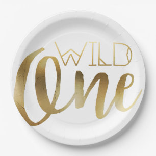 Wild One   First Birthday Party Paper Plate