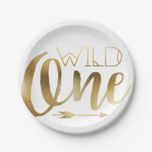 Wild One   First Birthday Party Paper Plate