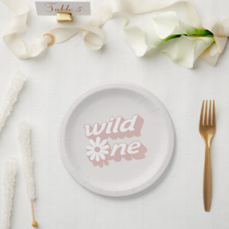 Wild One First Birthday Party Plate