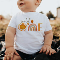 Wild One First Birthday Rainbow and Sun Party 