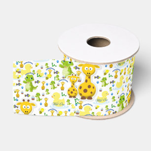 Wild One First Birthday Ribbon Grosgrain Ribbon