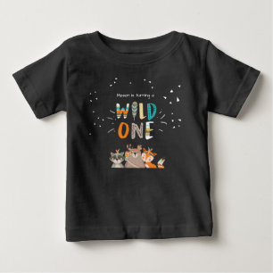 Wild One First birthday T-shirt Tribal woodland