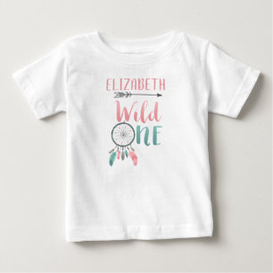 Wild One Girl Boho Shirt First Birthday