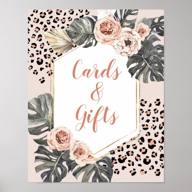 Wild One Leopard Print Girl's Birthday Cards Gifts (Front)