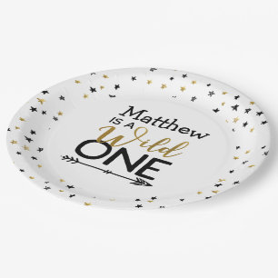 Wild One Paper Plates
