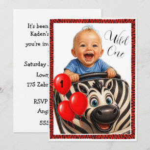 Wild One Party Digital Download Invitation