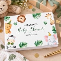 Wild One Safari Animals Baby Shower