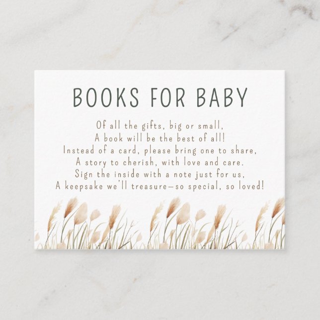 Wild One Safari Animals Neutral Baby Shower Enclosure Card (Front)