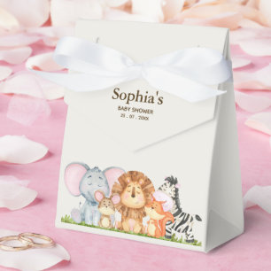 Wild One Safari Baby Shower Favor Box